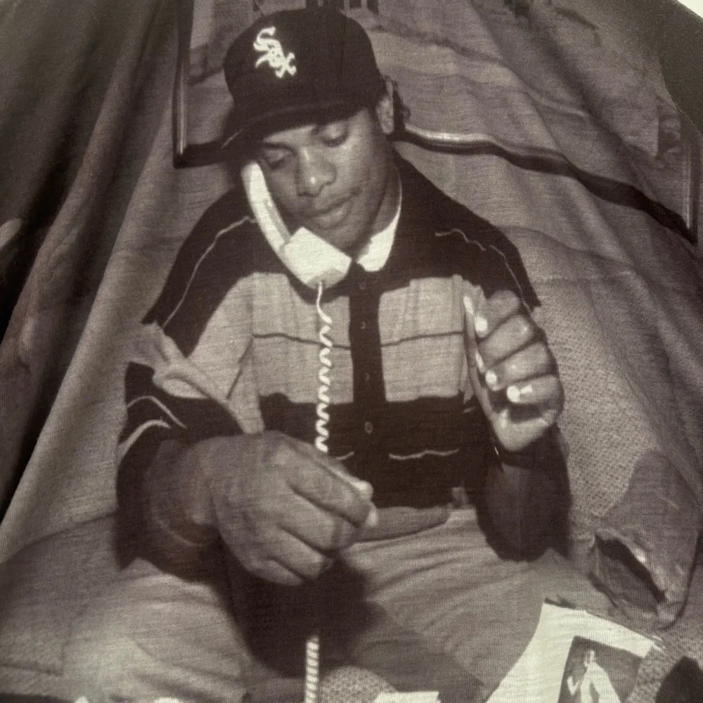 Akomplice x Ricky Powell T-shirt Eazy-E Graphic Tee Black Size Medium M - Picture 2 of 9